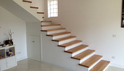 Rivestimento in Rovere, solo pedata